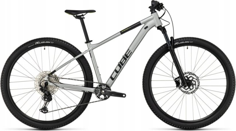 Cube Dviratis Cube Attention SLX 29 silvergrey'n'lime 2023-20" / 29 / L (Dydis: 20" / 29 / L)