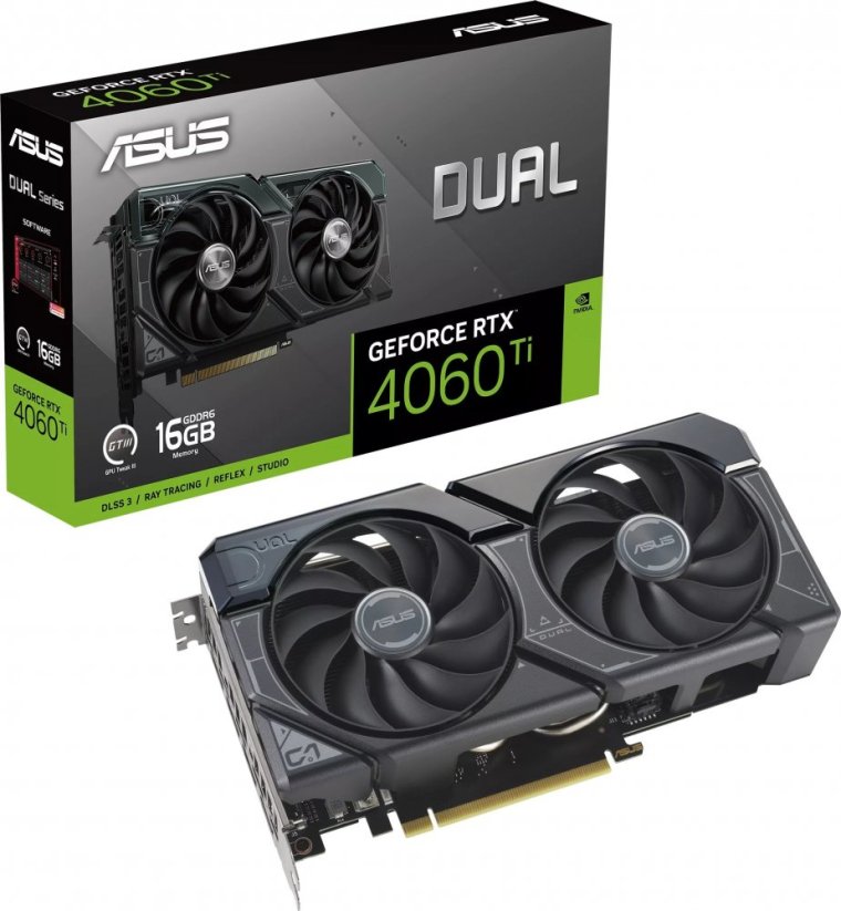 Asus Dual GeForce RTX 4060 Ti 16GB GDDR6 (DUAL-RTX4060TI-A16G)