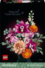 LEGO Botanicals Piękny bukiet Ružových kwiatów 3 ks (10342)