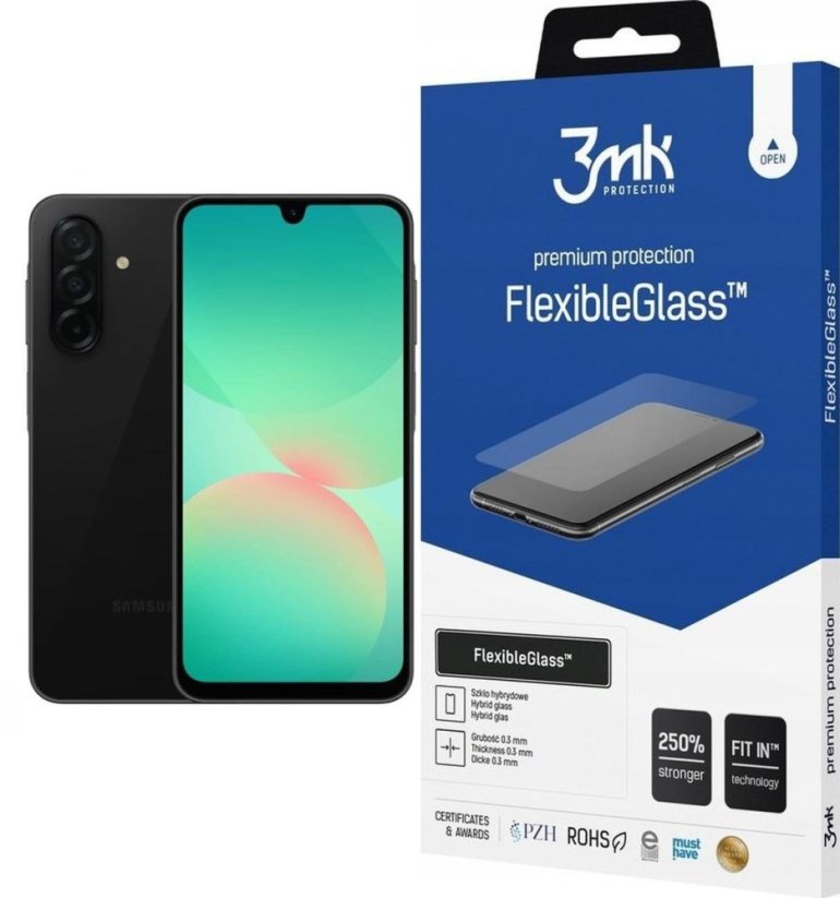 Samsung Galaxy A26 5G 8/256GB Czarny  (SM-A266BZKCEUE) + FlexibleGlass