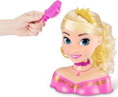 Sparkle Girlz styling head Deluxe Set, blonde doll, assort., 100525