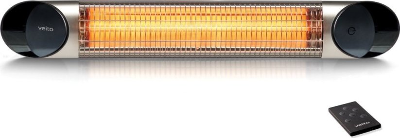 Sunred Infraraudonųjų spindulių šildytuvas Veito BLADE (sidabrinis, 2000W)