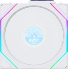 Lian Li UNI FAN TL Wireless LCD 120 Biely (12TLLCD1W1W)