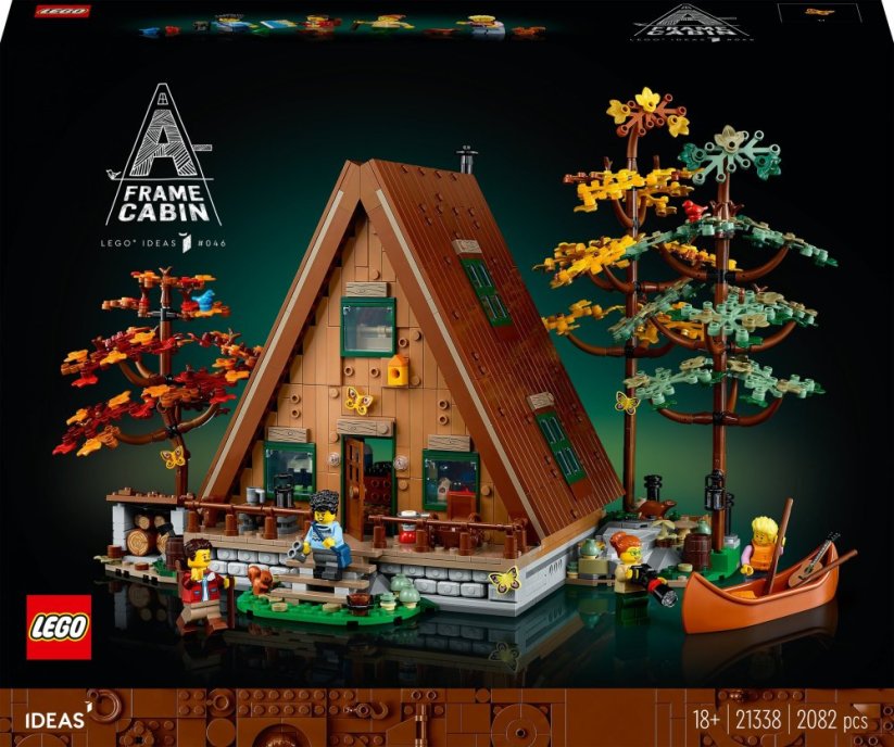 Chata v tvare písmena A od LEGO Ideas (21338)