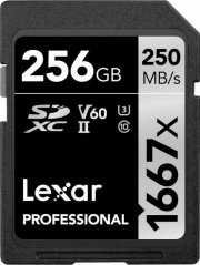 Lexar Professional 1667x SDXC 256 GB Class 10 UHS-II/U3 V60 (LSD256CB1667)