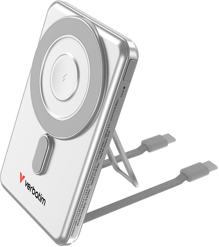 Verbatim Charge 'n' Go 5000mAh Srebrny