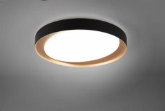 Trio RL Nowoczesny plafon Čierny Trio RL Zeta LED R62712402