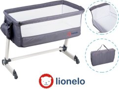 Lionelo Postieľka Turistické dostawne THEO Dark Grey
