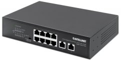 Intellinet Network Solutions Intellinet 561402 Switch Gigabit 8x RJ45 PoE+, 2x RJ45 Uplink