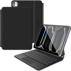 4kom.pl TECH-PROTECT SMARTCASE MAGNETIC + KEYBOARD IPAD PRO 13” 7 / 8 2024-2025 BLACK