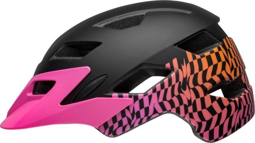 Bell prilba detský BELL SIDETRACK Rozmer prilbau: univerzálny(47-54 cm), Wybierz farba: Wavy Checks Matte Pink