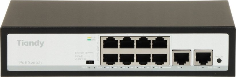 Uniview POE TC-P3S010 SPEC:H/0820/AT/90 8-portowy Tiandy