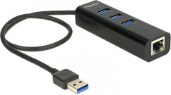 Delock 1x RJ-45  + 3x USB-A 3.0 (62653)
