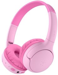 Belkin Sada słuchawkowy przewodowy i bezprzewodowy Opaska na głowę muzyka Bluetooth Ružový (AUD012HQPK)