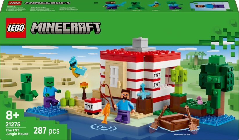 LEGO Minecraft Dom TNT w dżungli (21275)