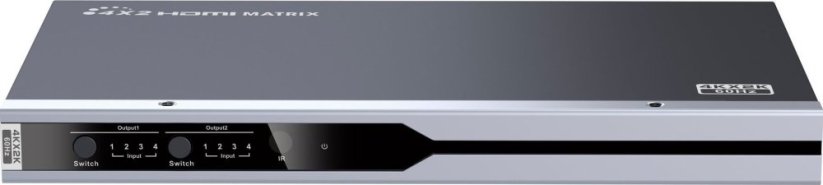 Techly HDMI2.0 Matrix Switch 4x2 4KX2K 60Hz