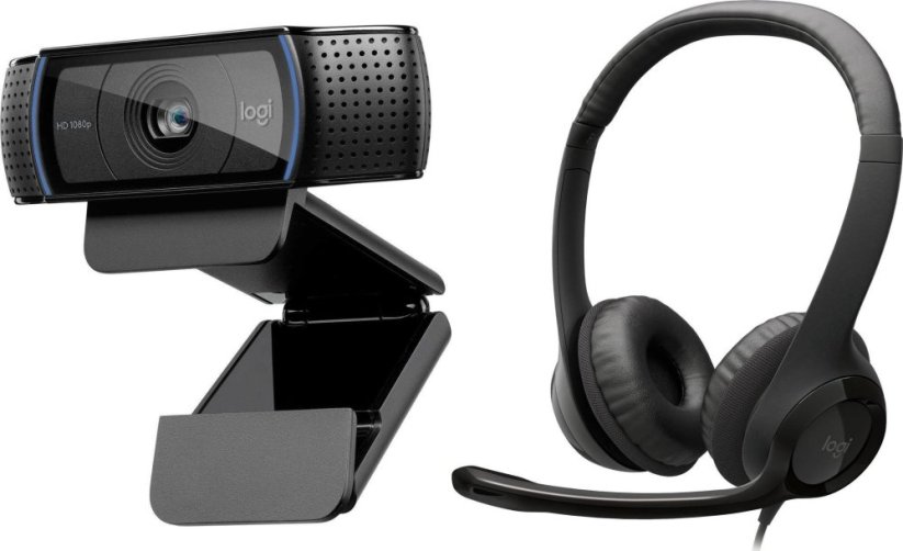 Logitech C920 HD Pro (960-001055) + H390  (981-000406)