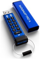 iStorage DatAshur PRO+A pamięć USB 128 GB USB Typu-A 3.2 Gen 1 (3.1 Gen 1) Modrý (IS-FL-DA3A-256-128)