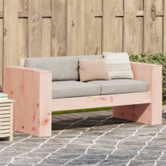 vidaXL Sofa záhradná, 2-osobowa, 134x60x62 cm, lite drevo daglezjowe