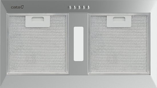 Cata CATA Hood GCB 55 X Canopy, Energy efficiency class C, Width 55 cm, 371 m3/h, Mechanical, LED, Stainless steel/Grey