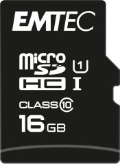 Emtec Elite Gold MicroSDHC 16 GB Class 10 UHS-I/U1 (ECMSDM16GHC10GP)