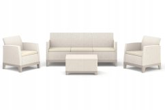 Keter Sada mebli záhradných Scandi Forma 3 Seater Set Sivý jajeczny/svetlý Béžový (8711245162720)