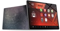 GrizzGlass Folia ceramiczna GrizzGlass CarDisplay Protection do Audi A3 8P Android Radio 2002-2013