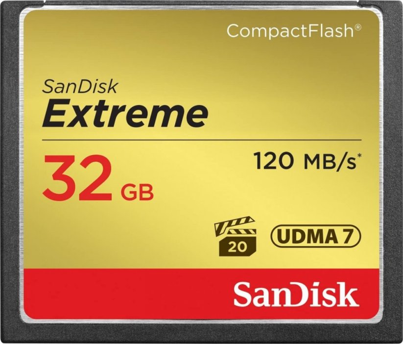 SanDisk Extreme Compact Flash 32 GB  (SDCFXSB-032G-G46)