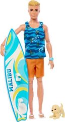 Mattel Ken Surfer plażowy (blondyn) HPT50