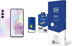 Samsung Galaxy A35 5G 6/128GB Fioletowy  (SM-A356BLVBEUB) + FlexibleGlass + Etui Clear Case