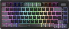 AQIRYS AQIRYS Klawiatura mechaniczna 75%/81 klawiszy przewodowa ADARA MINI LE black/grey