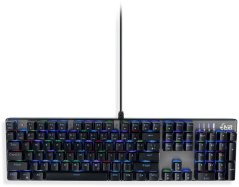 MediaRange MRGS101 Gaming USB QWERTZ Niemiecki Čierny, strieborný (231585)