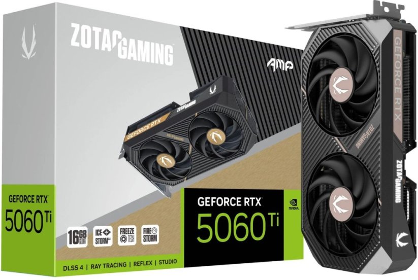 Zotac ZOTAC GAMING GeForce RTX 5060 Ti AMP, 16384 MB GDDR7