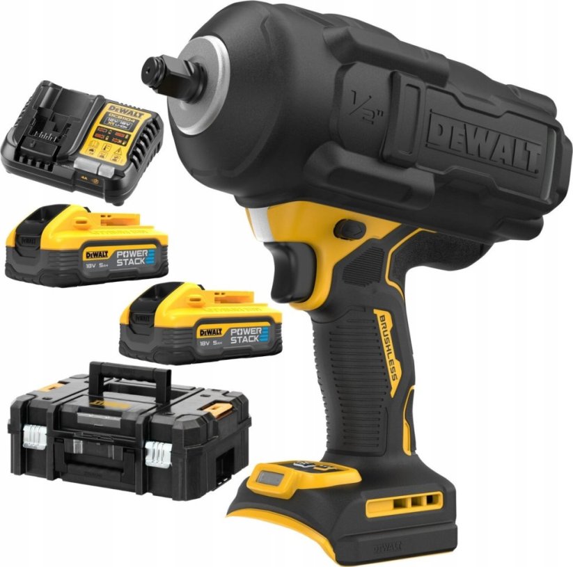 Dewalt DEWALT Kľúč sekacie 1/2" 18V DCF961H2G 1626Nm 2x5,0Ah GFN TSTAK