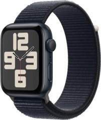 Apple Watch SE 2023 GPS 44mm Midnight Alu Sport Loop Čierny  (MREA3ET/A)