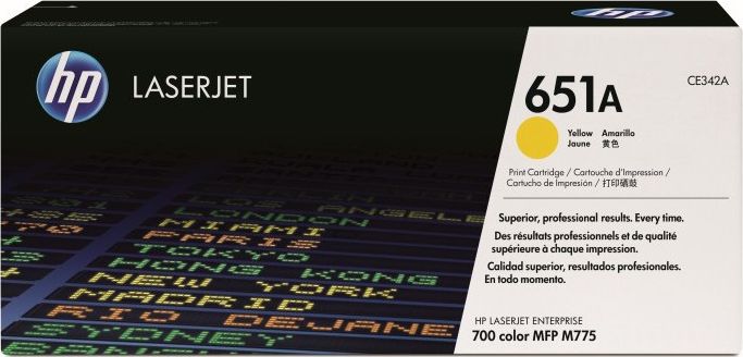 HP 651A Yellow Originál  (CE342A)