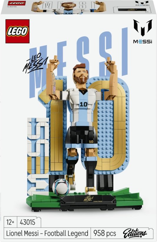 LEGO Editions Lionel Messi — piłkarska legenda (43015)