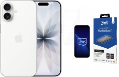 Apple iPhone 17 8/256GB Biały (MG6K4HX-A) + FlexibleGlass