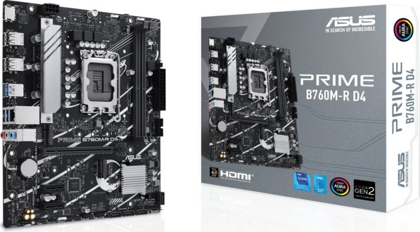 Asus MB ASUS PRO B760M-R D4