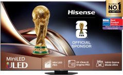 Hisense 65U8Q ULED 65'' 4K Ultra HD 165Hz VIDAA Dolby Atmos Čierny