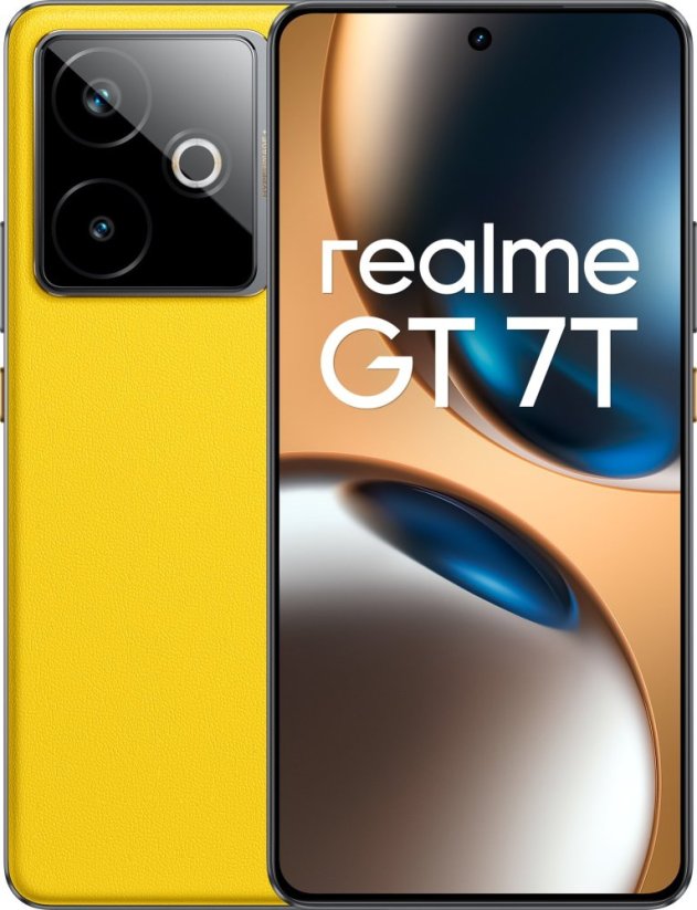 Realme realme GT 7T 17,3 cm (6.8") Dual SIM Android 15 5G USB Type-C 12 GB 256 GB 7000 mAh Žltý