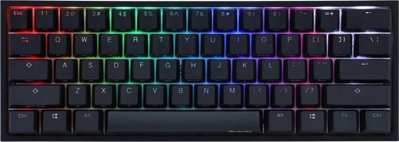 Ducky One 2 Pro Mini Gaming Tastatur, RGB LED - Cherry Blue (US)