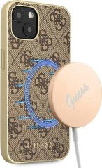Guess Guess GUHMP13MG4GB iPhone 13 6,1" Hnedý/brown hard case 4G Collection Magsafe