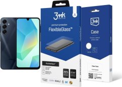 Samsung Galaxy A16 4/128GB Czarny  (SM-A165FZKBEUE) + FlexibleGlass + Etui Clear Case