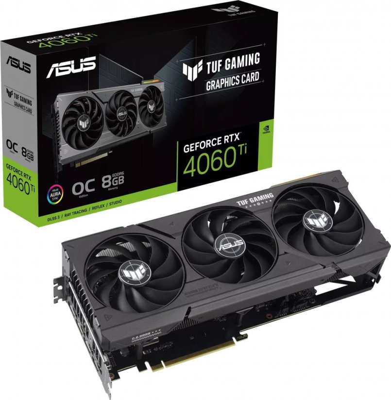 Asus TUF Gaming GeForce RTX 4060 Ti OC 8GB GDDR6 (TUF-RTX4060TI-O8G-GAMING)