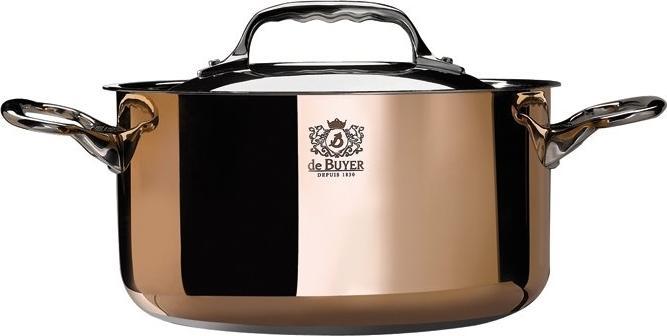 De Buyer Prima Matera Saucepot copper/steel 24 cm induction