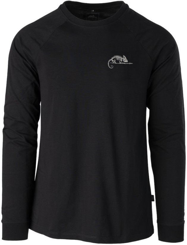 Helikon-Tex T-shirt Long Sleeve (Helikon-Tex Logo) - Čierny