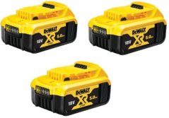 Dewalt 18V XR Akumulator 5,0 Ah - zestaw 3szt (DCB184P3-XJ)