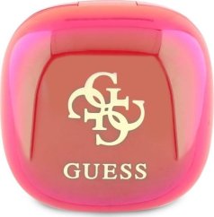 Guess Guess Bluetooth headphones GUTWSJ144ESF TWS + docking station fuchsia/fuschia Iridescent 4G Printed Logo