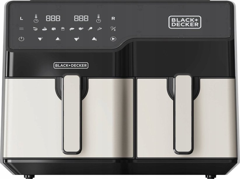 Black&Decker Frytkownica beztłuszczowa Black+Decker Dual Basket BXAF9000E